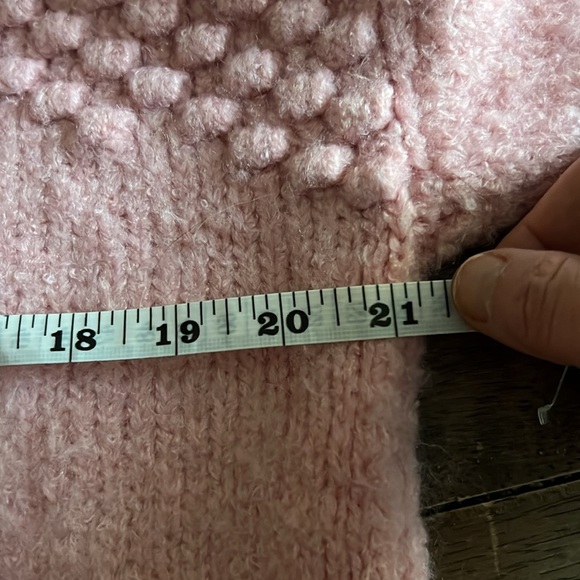 Free People Vibrant Pink Bradley Pullover Sweater Small - Picture 7 of 8